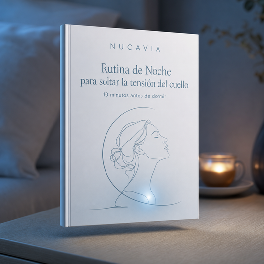Rutina de noche para soltar la tensión del cuello