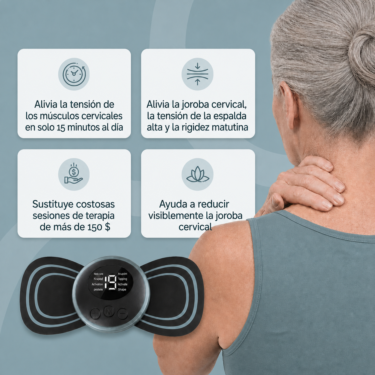 NUCAVIA Calm — Masajeador Cervical